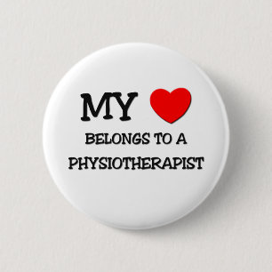 Mein Herz gehört einem PHYSIOTHERAPEUTEN Button