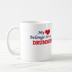 Mein Herz gehört einem Schlagzeuger Kaffeetasse