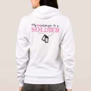 Mein Herz gehört einem Soldaten Hoodie
