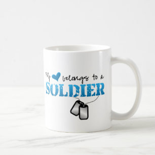 Mein Herz gehört einem Soldaten Kaffeetasse