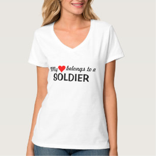 Mein Herz gehört einem Soldaten T-Shirt