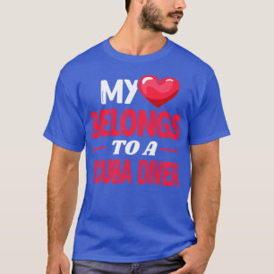 Mein Herz gehört einem Taucher T-Shirt