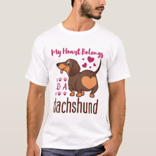 Mein Herz gehört einer Dackel T-Shirt
