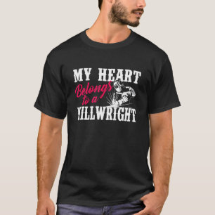 Mein Herz gehört einer Freundin der Millwright Ehe T-Shirt
