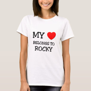 Mein Herz gehört felsigem T-Shirt