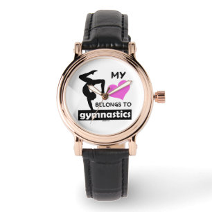 Mein Herz gehört Gymnastik Armbanduhr