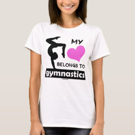 Mein Herz gehört Gymnastik T-Shirt
