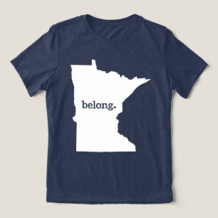 Mein Herz gehört in Minnesota, Staatsstolz Tri-Blend Shirt