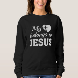 Mein Herz gehört Jesus Sweatshirt