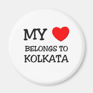 Mein Herz gehört KOLKATA Magnet