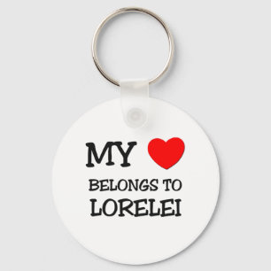 Mein Herz gehört LORELEI Schlüsselanhänger