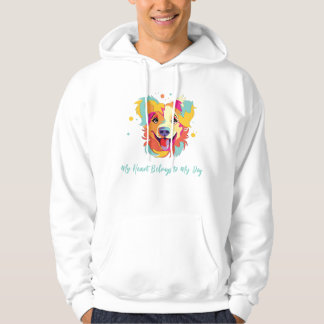 Mein Herz gehört meinem Hund Hoodie