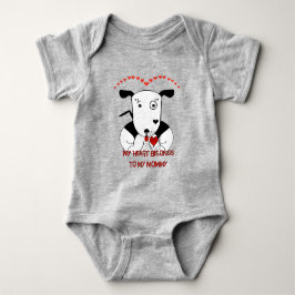 Mein Herz gehört meiner Mama Baby Strampler