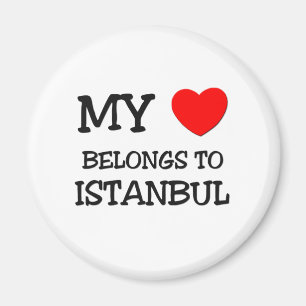 Mein Herz gehört nach ISTANBUL Magnet