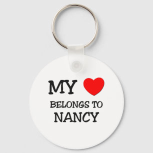 Mein Herz gehört nach NANCY Schlüsselanhänger