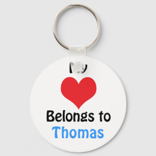 Mein Herz gehört Thomas Schlüsselanhänger