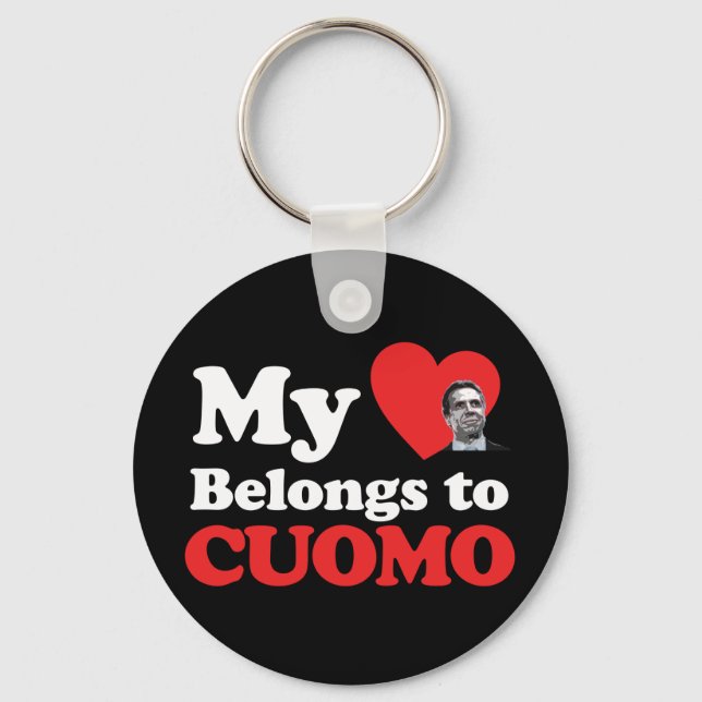 Mein Herz gehört zu Cuomo Schlüsselanhänger (Vorderseite)