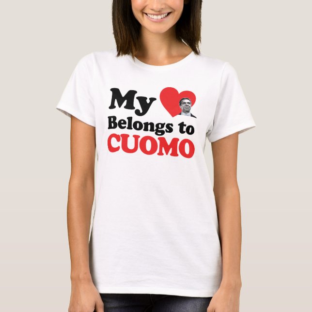Mein Herz gehört zu Cuomo T-Shirt (Vorderseite)