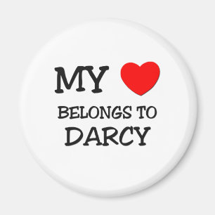 Mein Herz gehört zu DARCY Magnet