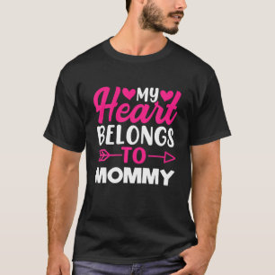 Mein Herz gehört zu den Coolen Zitaten meiner Mutt T-Shirt