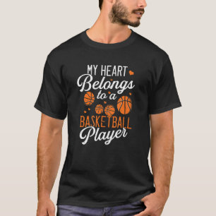 Mein Herz gehört zu einem Basketball-Spielspass Ni T-Shirt