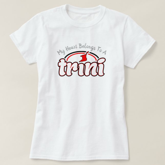 Mein Herz gehört zu einem Trini T-Shirt (Design vorne)