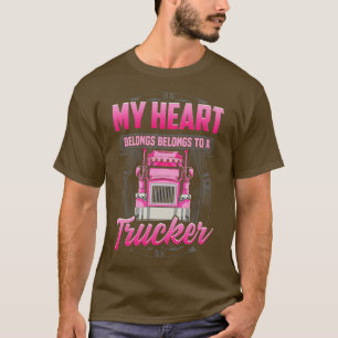 Mein Herz gehört zu einer LKW-Ehefrau Gi T-Shirt
