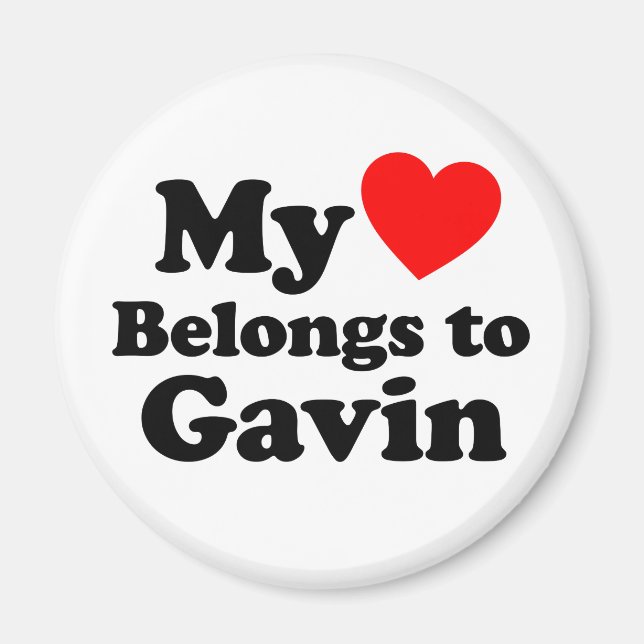 Mein Herz gehört zu Gavin Magnet (Vorne)
