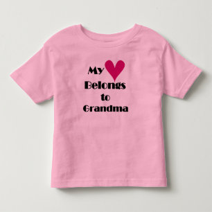 Mein Herz gehört zu Oma Kleinkind T-shirt