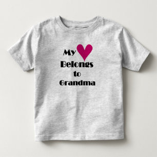Mein Herz gehört zu Oma Kleinkind T-shirt