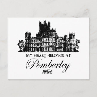 Mein Herz gehört zu Pemberley Postkarte