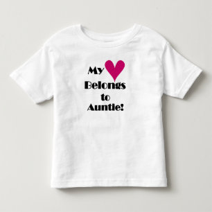 Mein Herz gehört zu Tantchen Kleinkind T-shirt