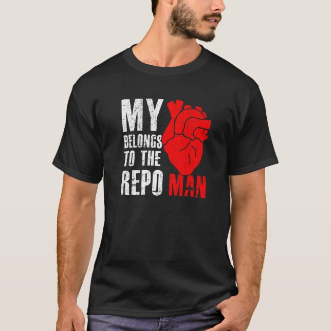 Mein Herz gehört zum Agent der Wiederinbesitznahme T-Shirt (Vorderseite)
