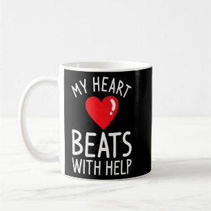 Mein Herz griff mich an und ich gewann Herzsensibi Kaffeetasse