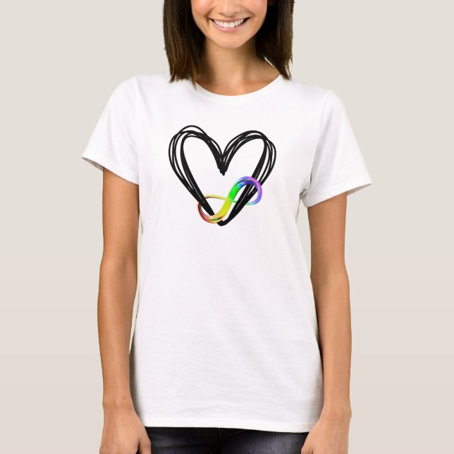 Mein Herz hat Autismus T-Shirt (Vorderseite)