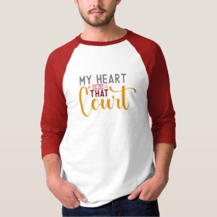 Mein Herz ist auf diesem Spielfeld T-Shirt