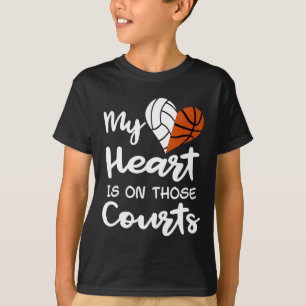 Mein Herz ist auf diesen Gerichten Volleybll Byske T-Shirt