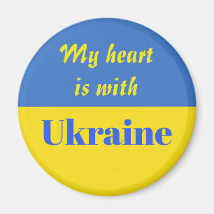 Mein Herz ist bei der Ukraine Magnet