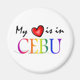 Mein Herz ist im CEBU Kühlschrank Magnet
