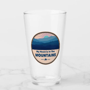 Mein Herz ist in den Bergen Glas