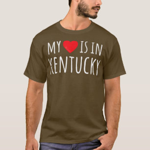 MEIN HERZ IST IN KENTUCKY Niedlicher amerikanische T-Shirt