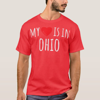 MEIN HERZ IST IN OHIO Niedlicher amerikanischer St T-Shirt