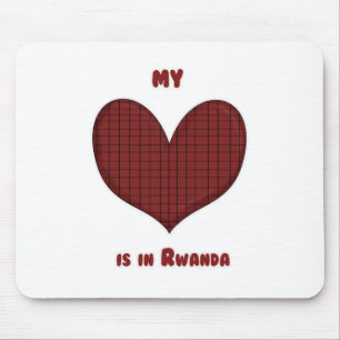 Mein Herz ist in Ruanda Mousepad