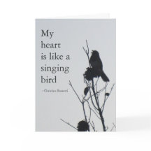 Mein Herz ist wie eine Gesangvogelkarte