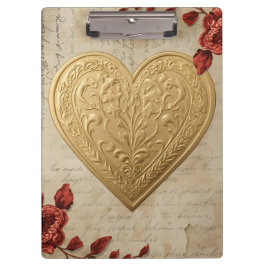 Mein Herz Klemmbrett