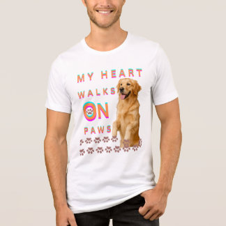 Mein Herz läuft auf Pfoten Tri-Blend Shirt
