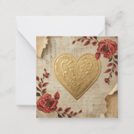 Mein Herz Mitteilungskarte