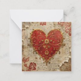 Mein Herz Mitteilungskarte