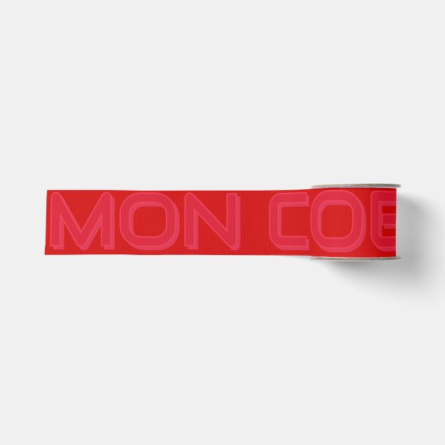 Mein Herz Ribbon Ripsband (Vorderseite)