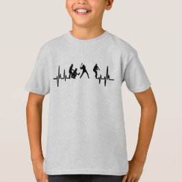 Mein Herz schlägt für Baseball-T - Shirt